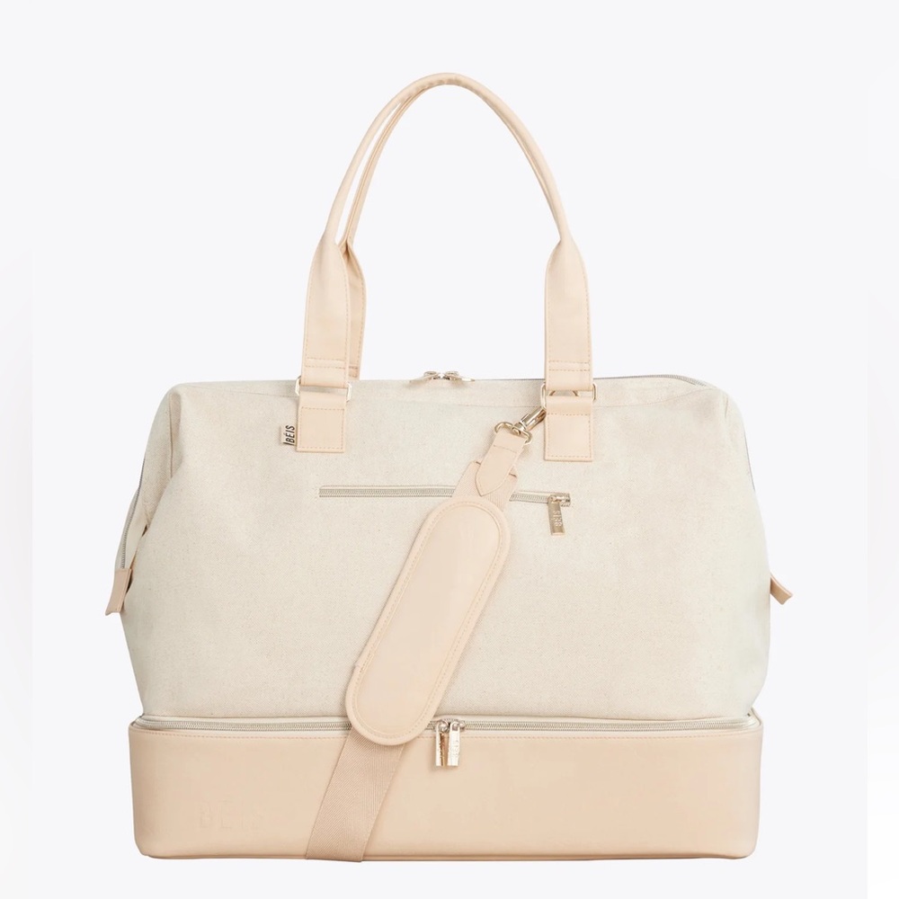 BEIS The Weekender in beige NWT